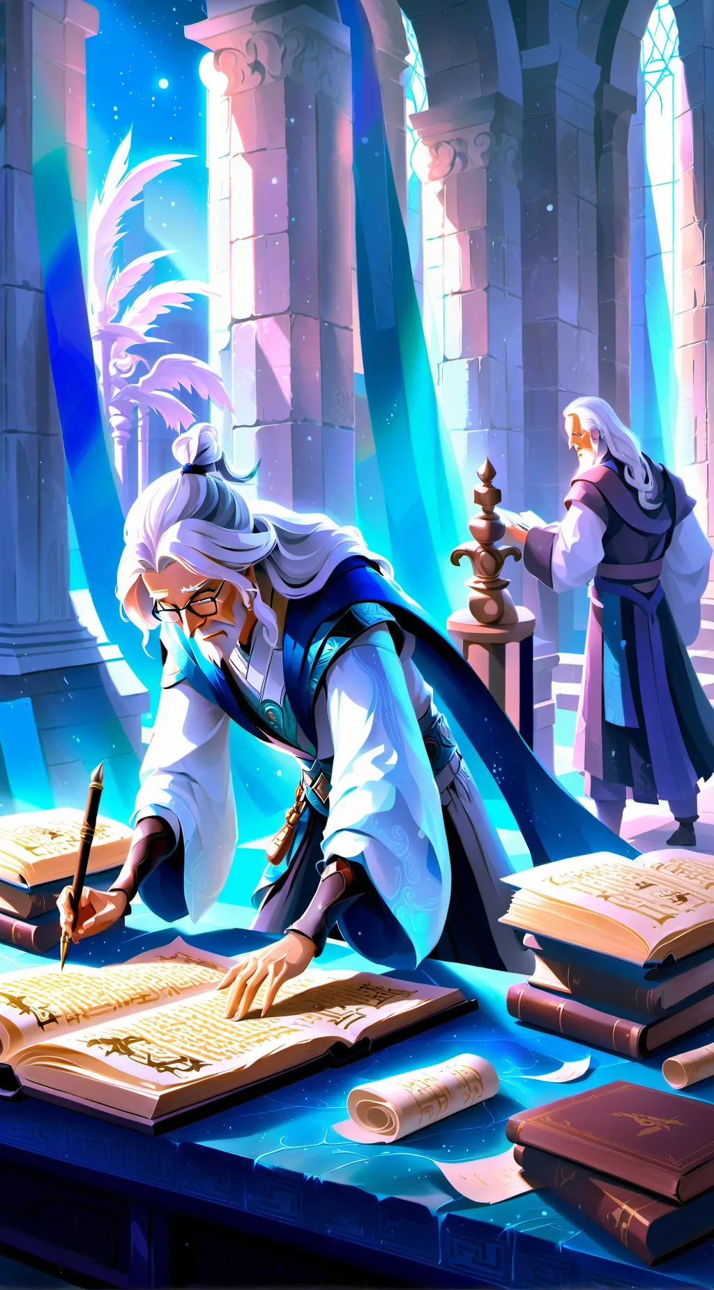 ai character: o magico background