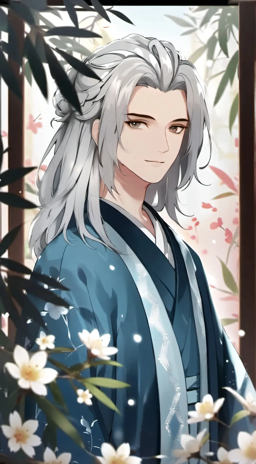 ai character: Kny sleepover background