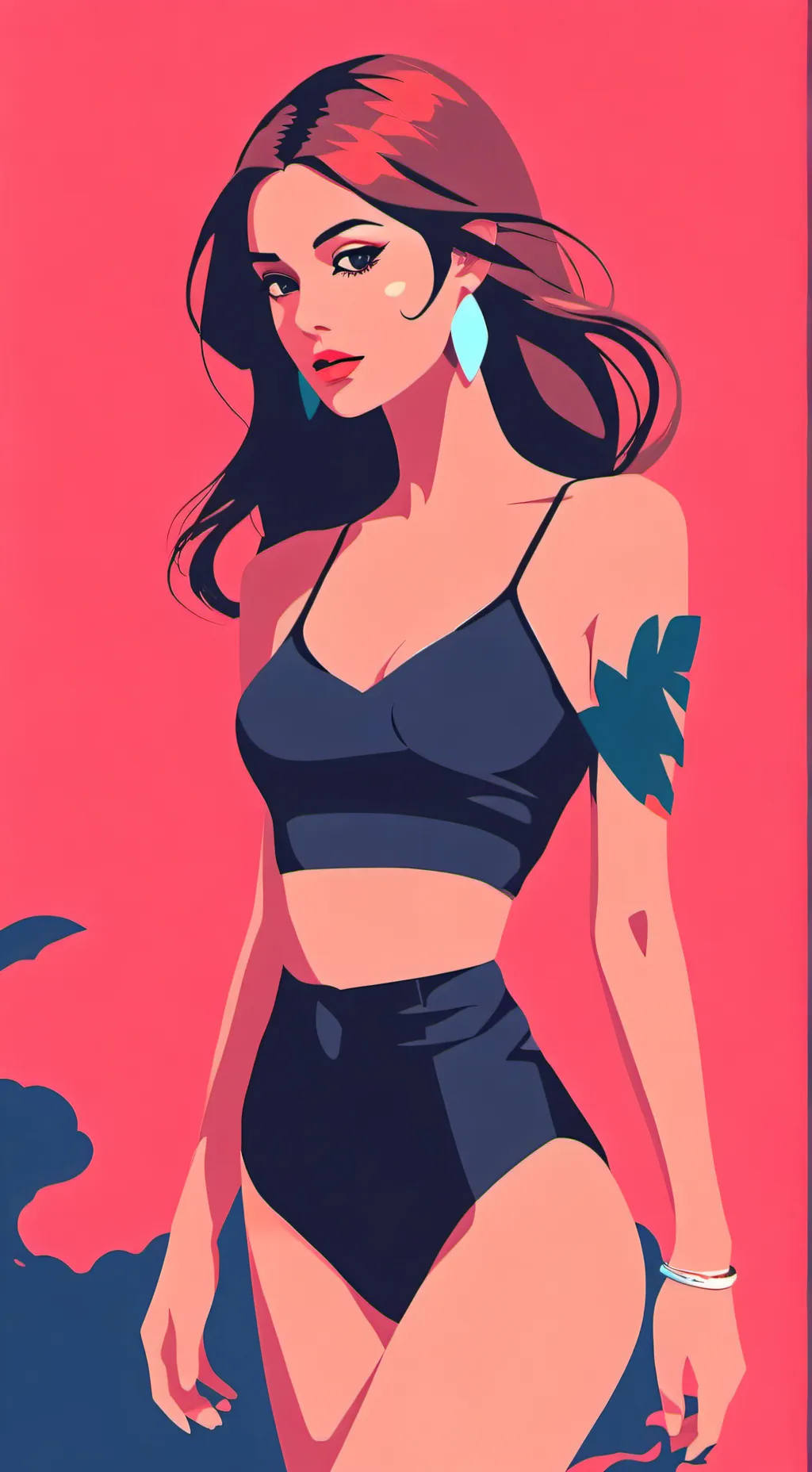 ai character: Talkiedw6V8A background
