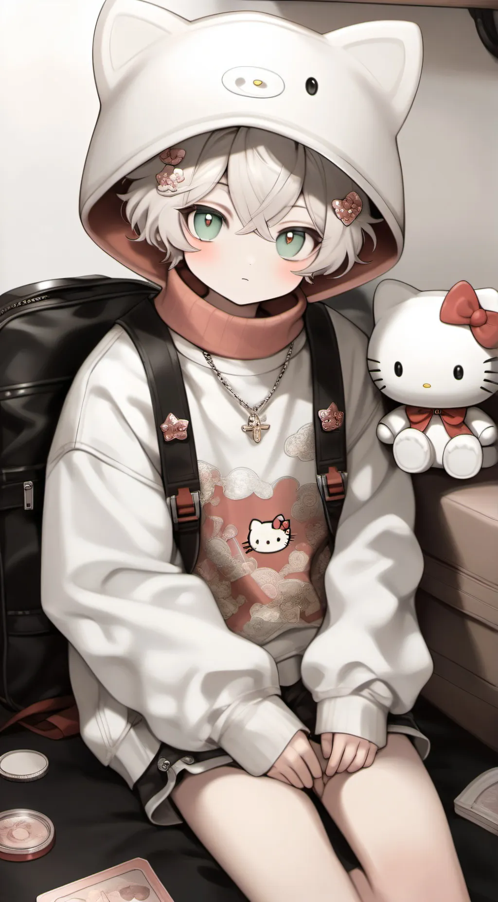 ai character: Kitty  background