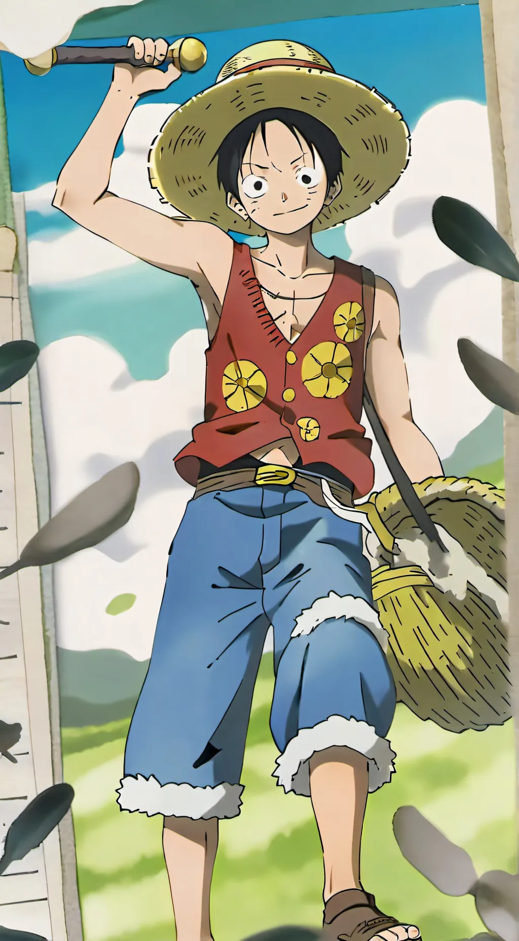 ai character: one piece background