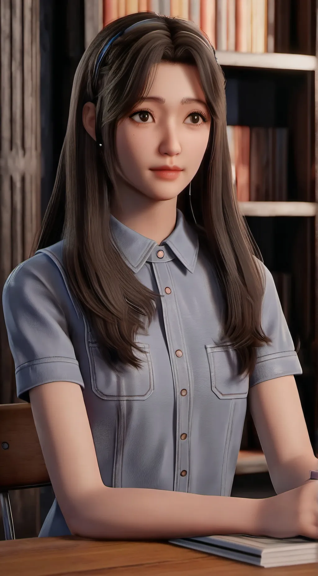 ai character:  mha school crush background