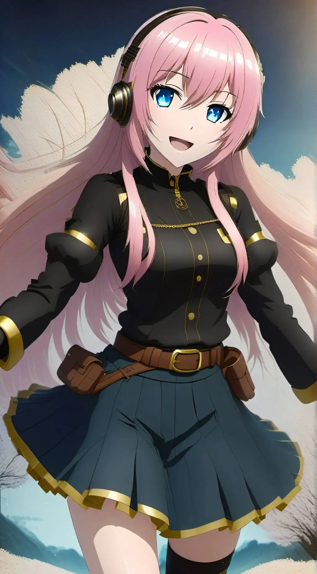 ai character: Megurine Luka background