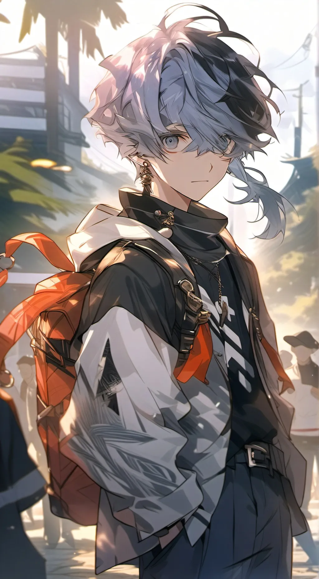 ai character: kengo  background