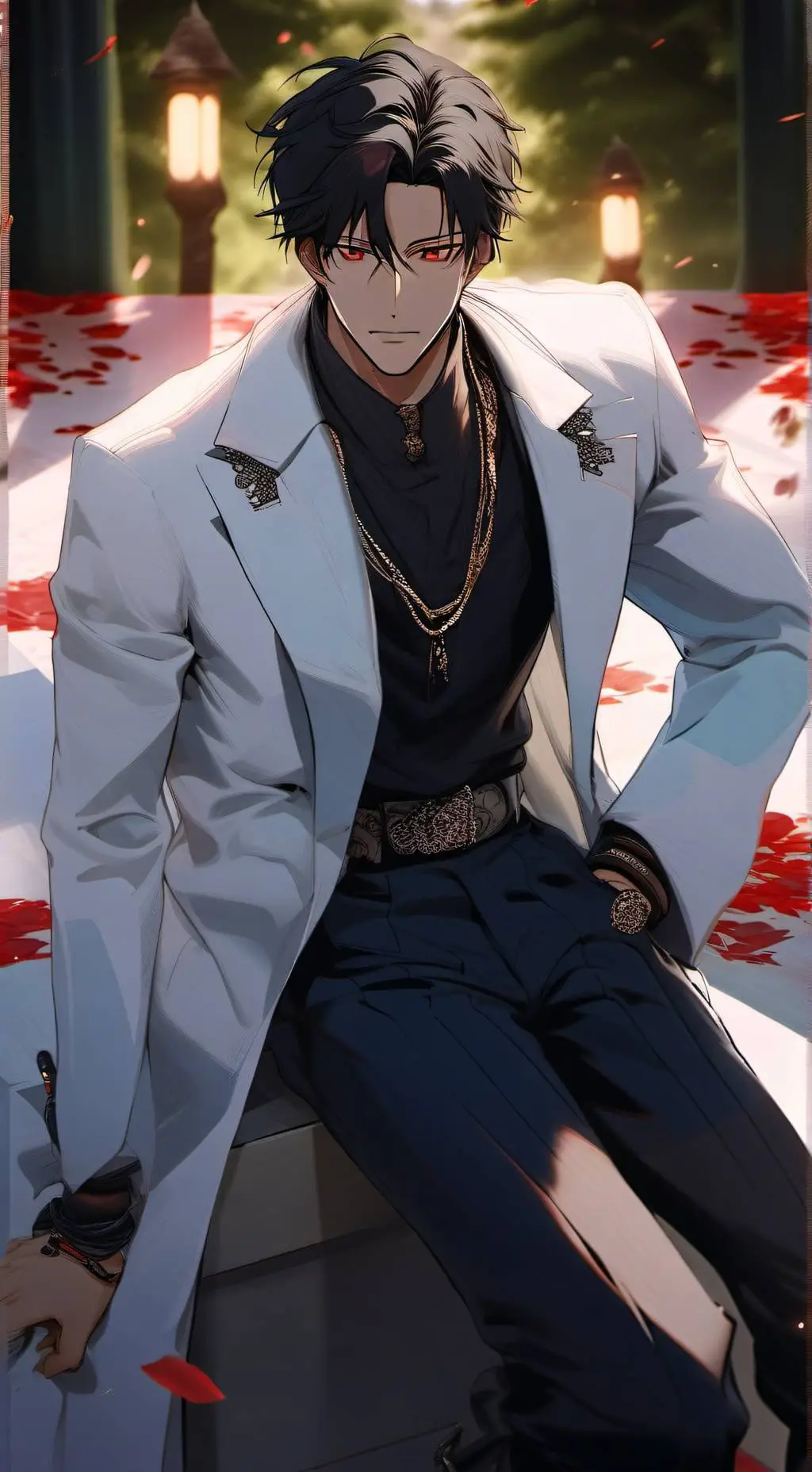 ai character: 🩶🫏Takeshi 🫏🩶 background
