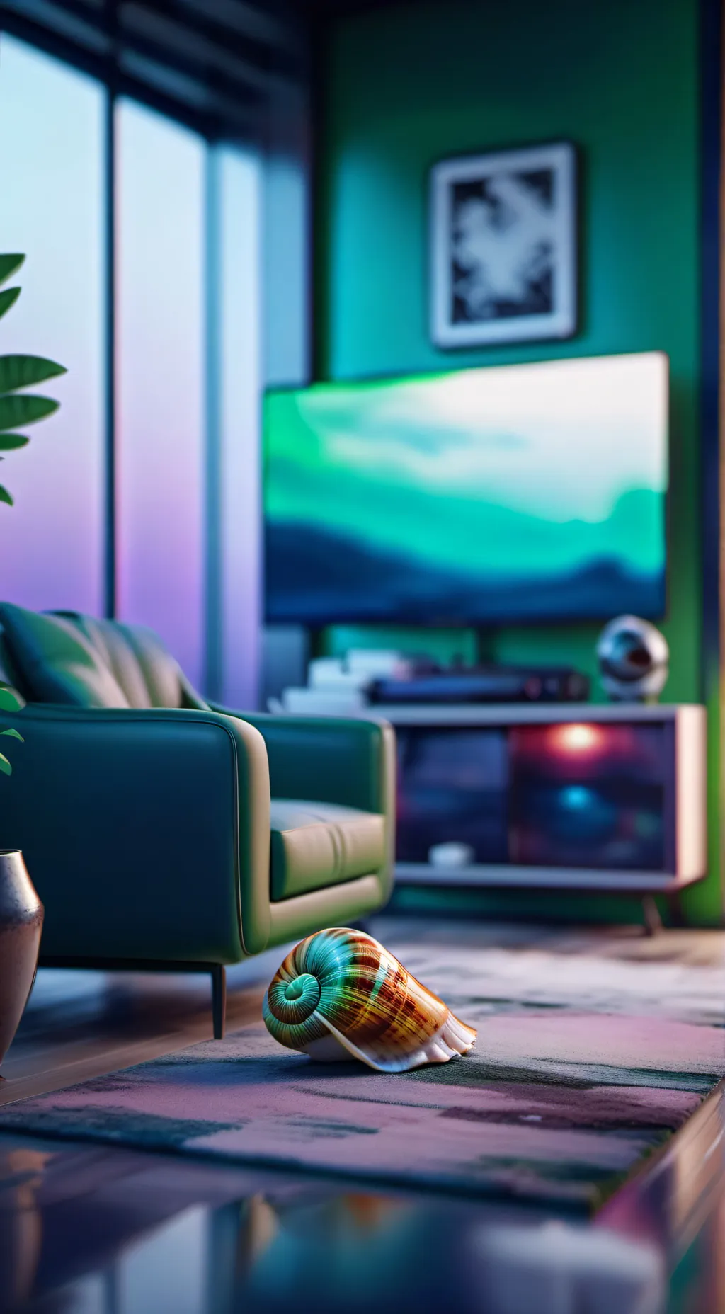 ai character: Shellvision background