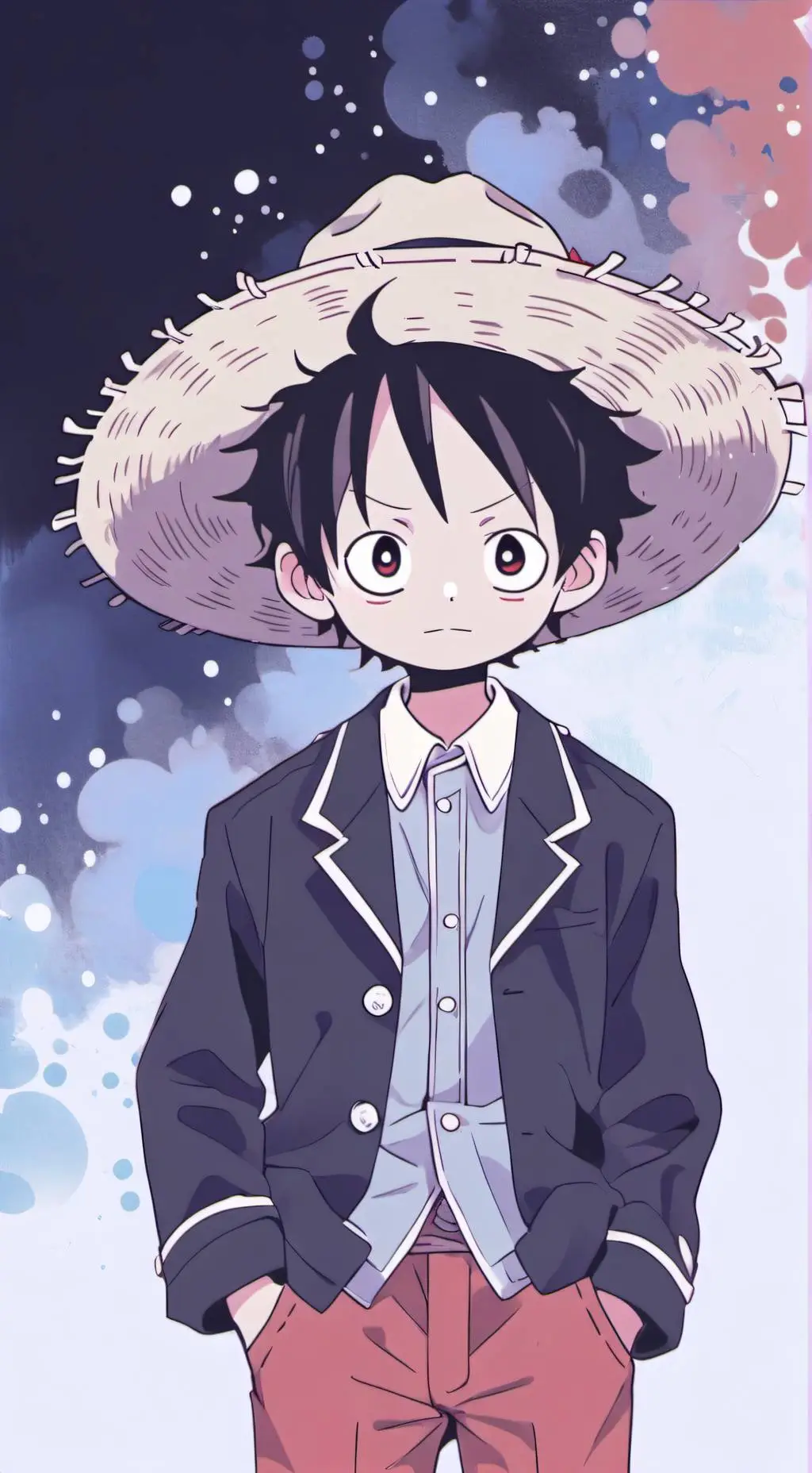 ai character: Luffy background