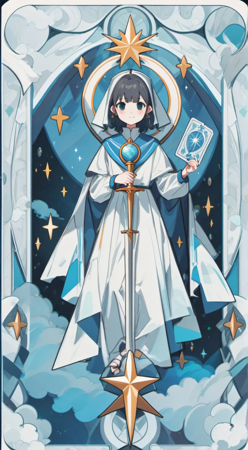 ai character: anne Marie  background