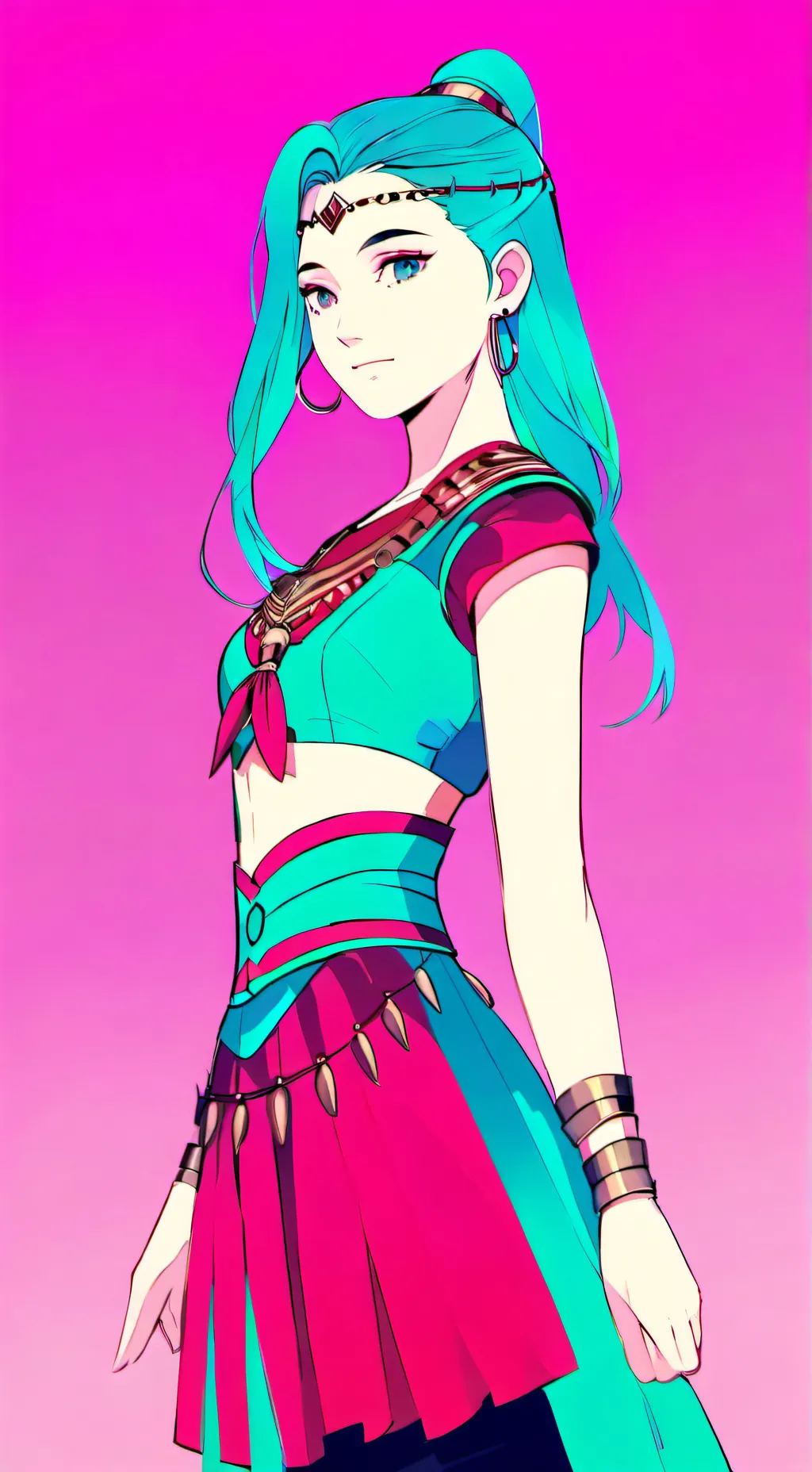 ai character: Star background