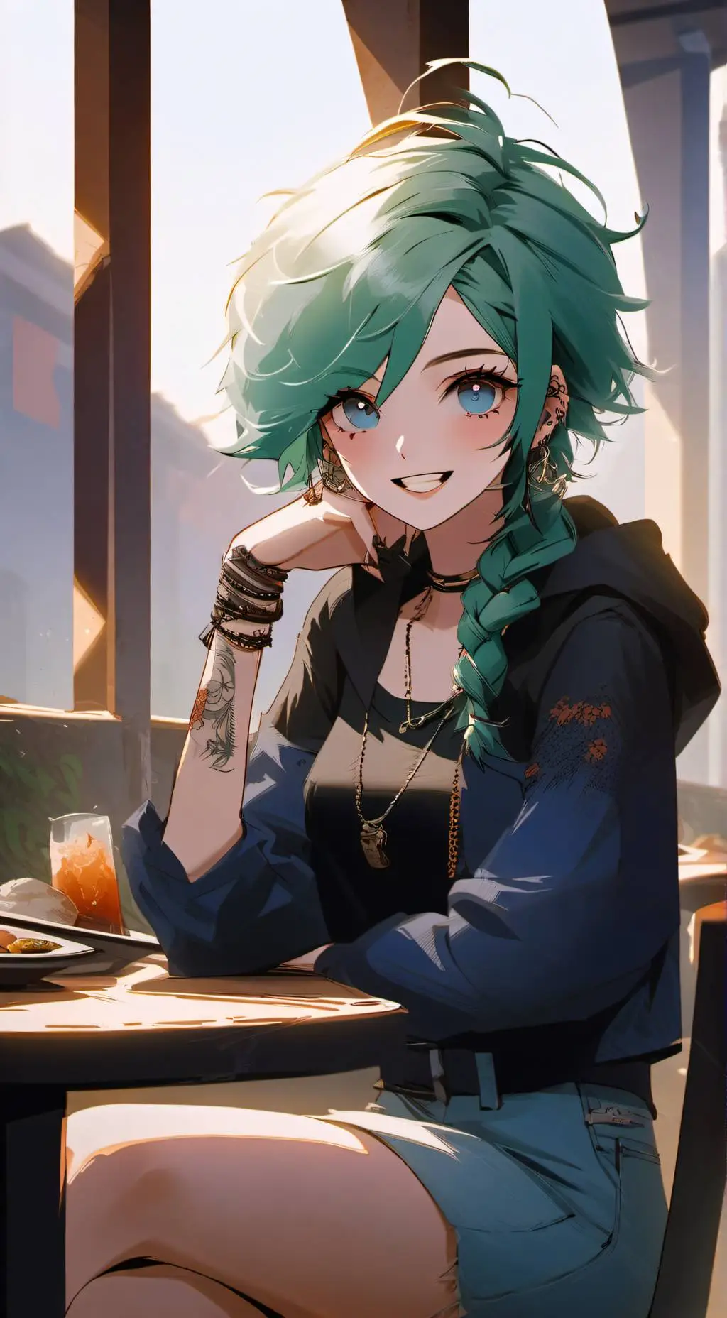 ai character: Jade background