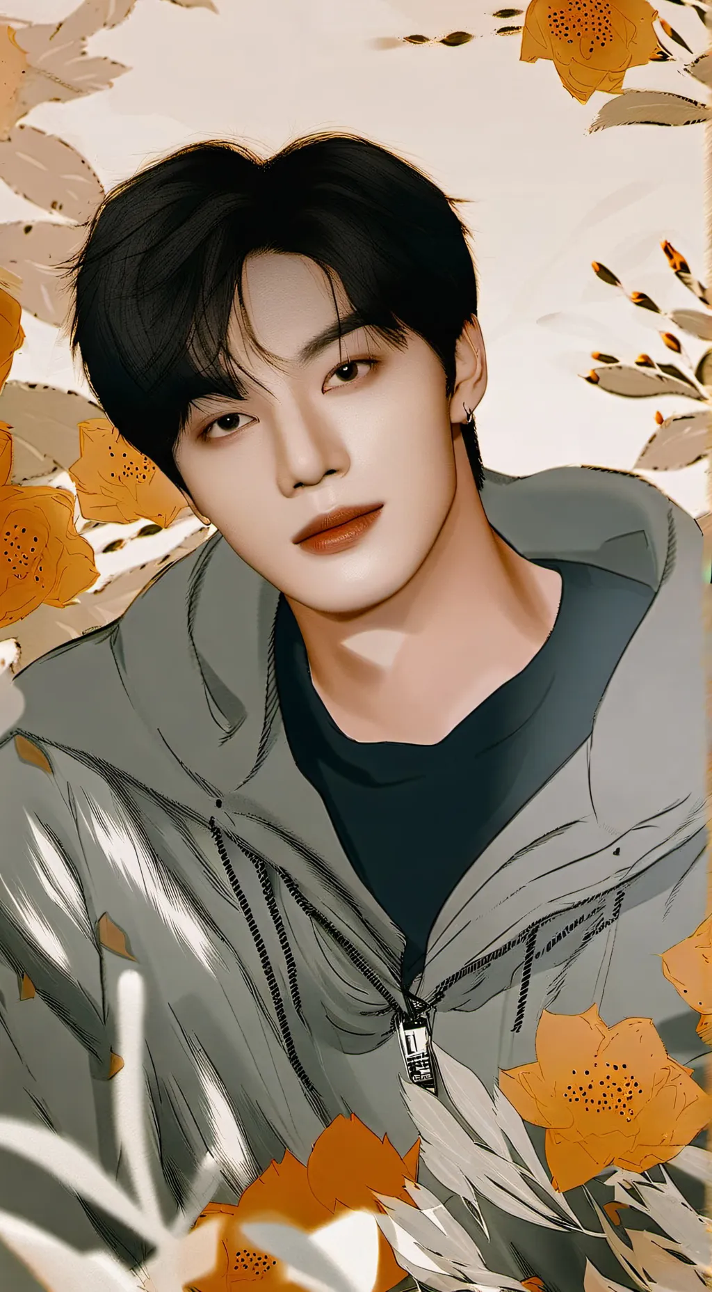 ai character: stray kids  background
