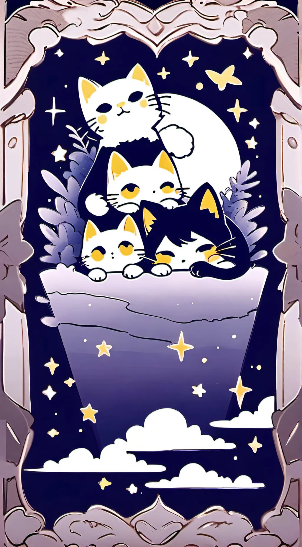 ai character: Catnap ￼ background