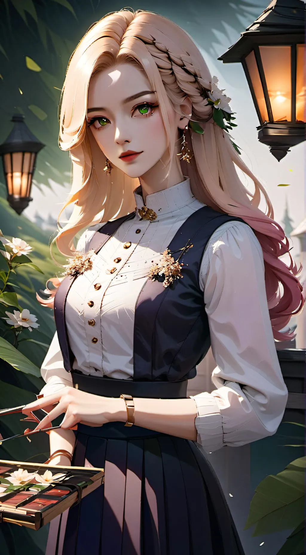 ai character: Emile agreste  background