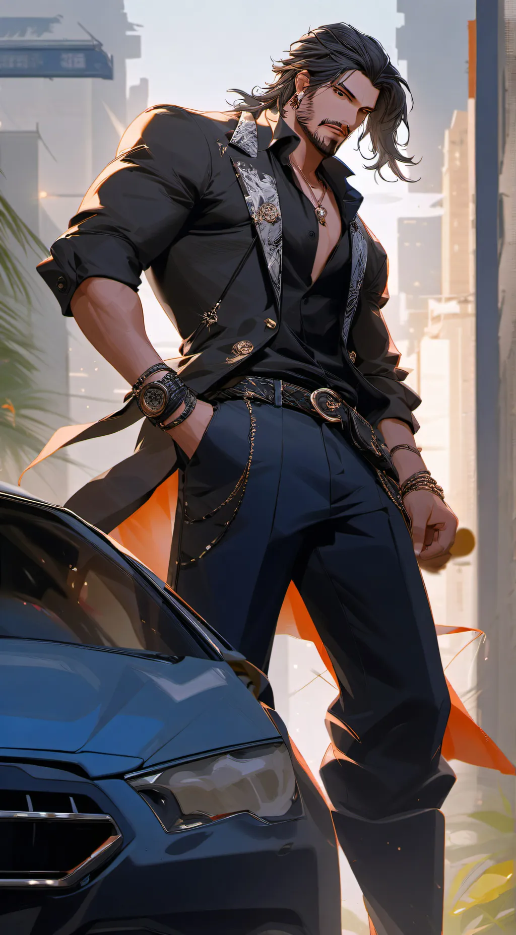 ai character: lik background