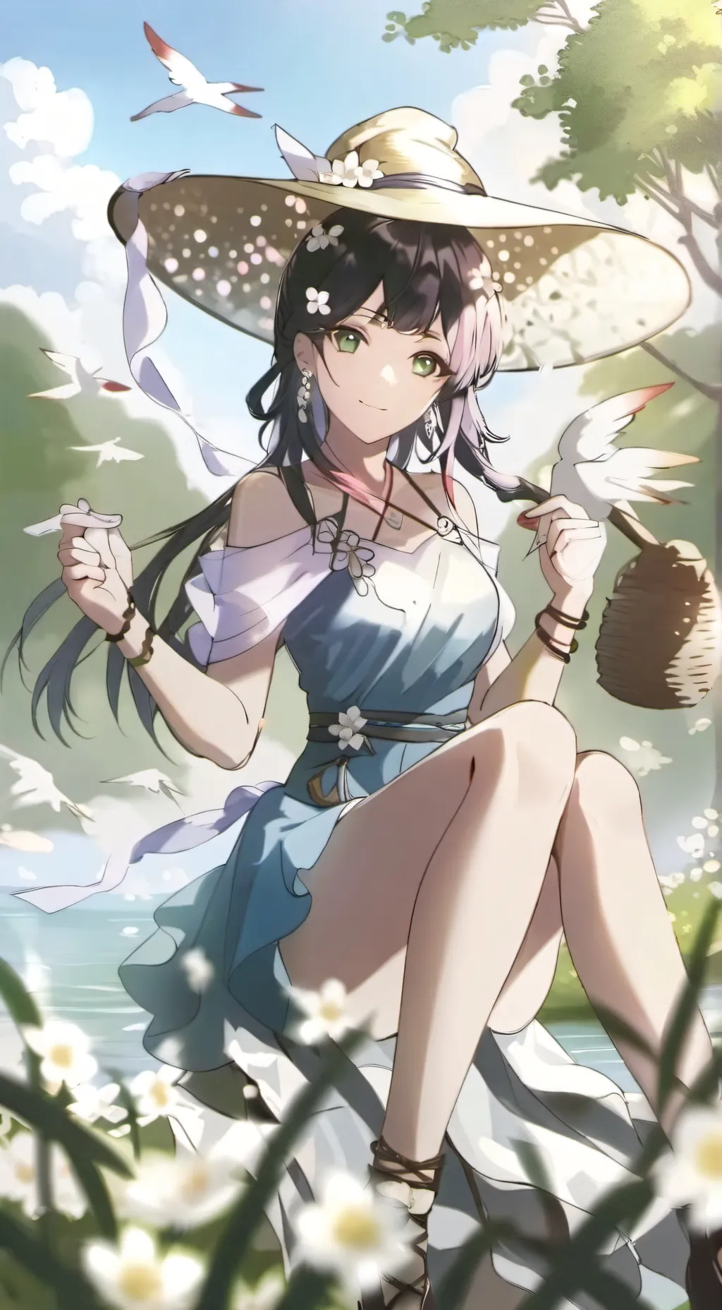 ai character: élodie background