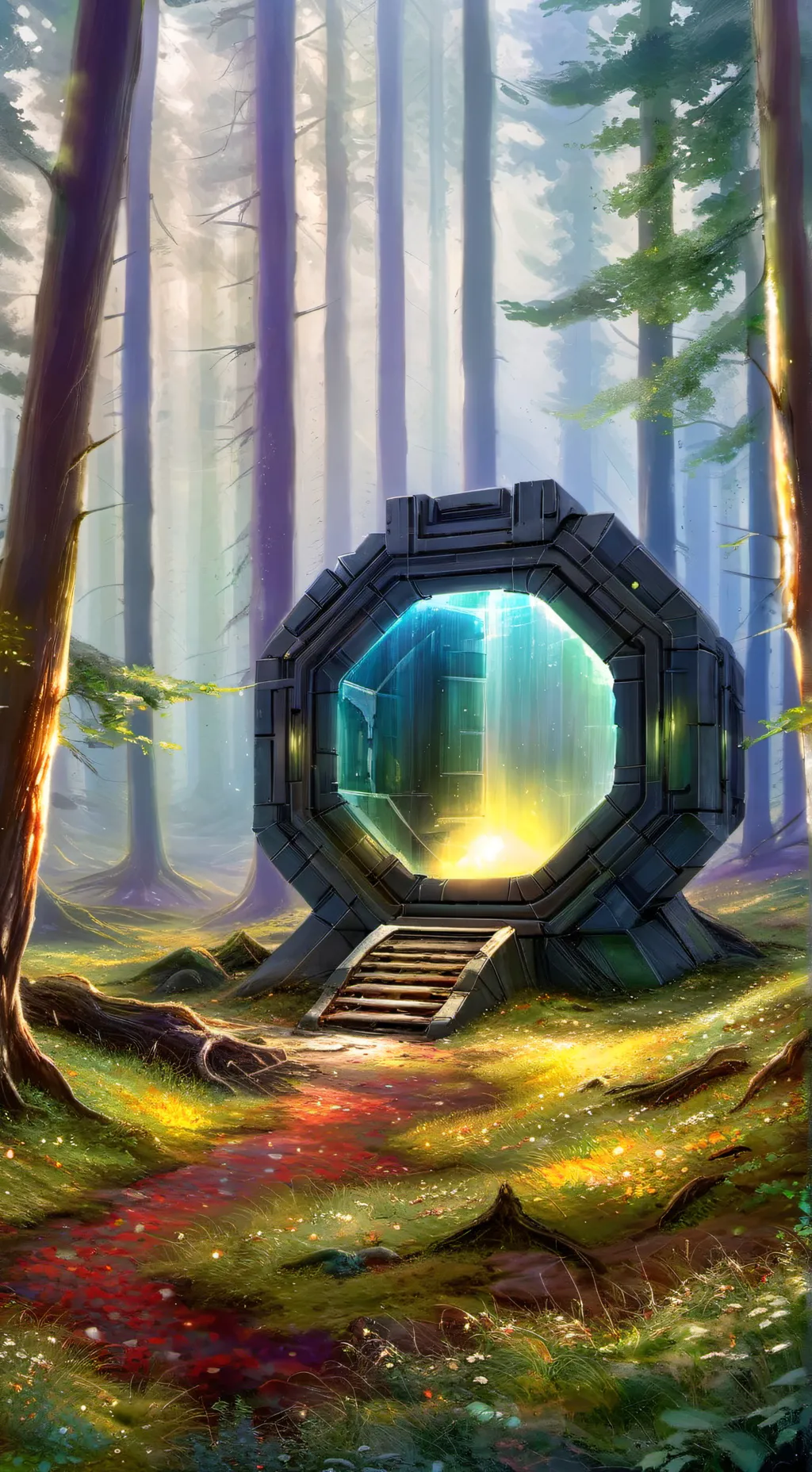 ai character: the new planet background