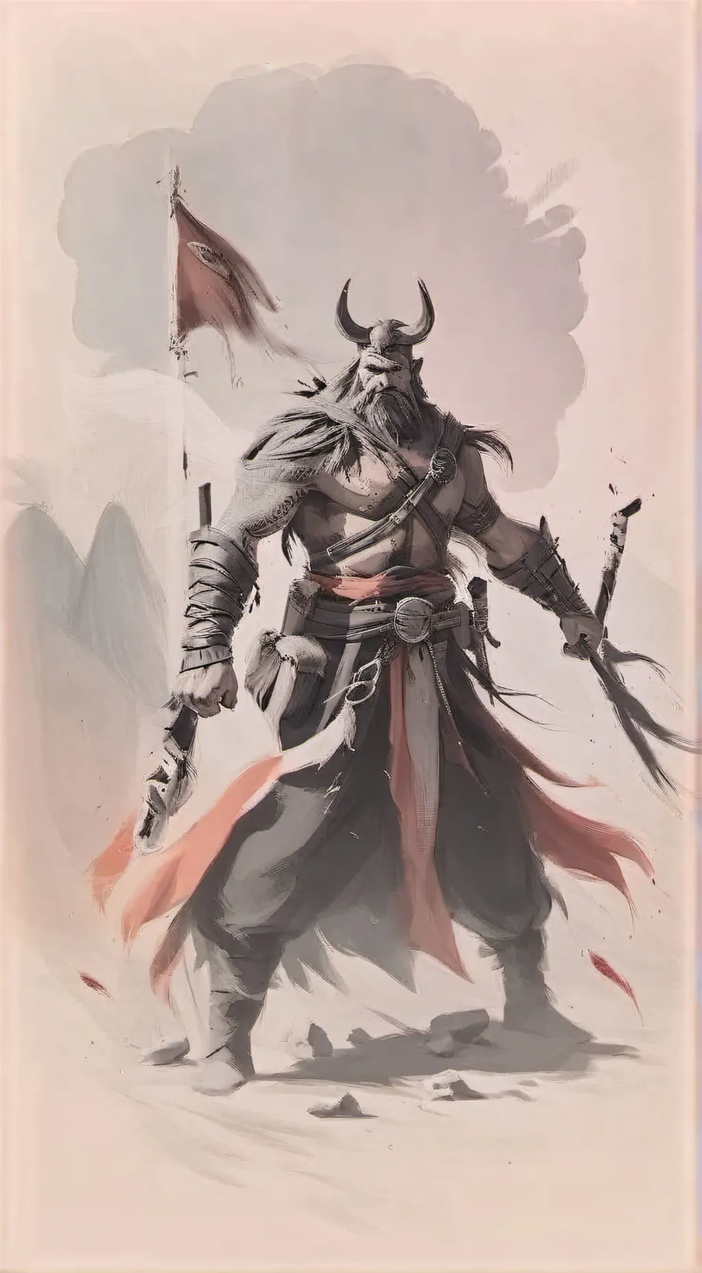 ai character: Viking background