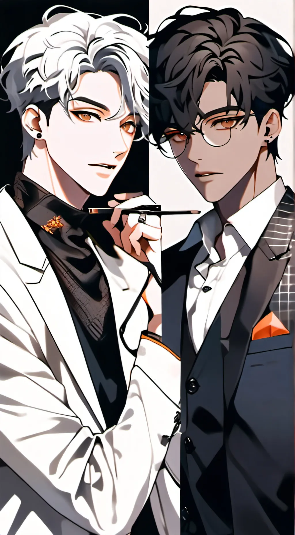 ai character: Luiz e Jean background