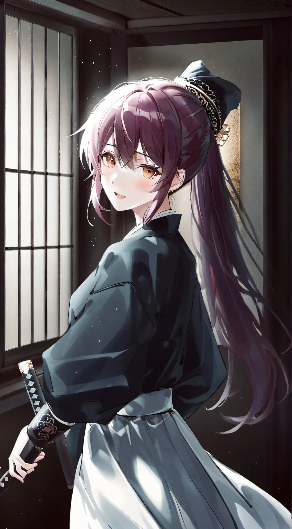 ai character: Shiori background
