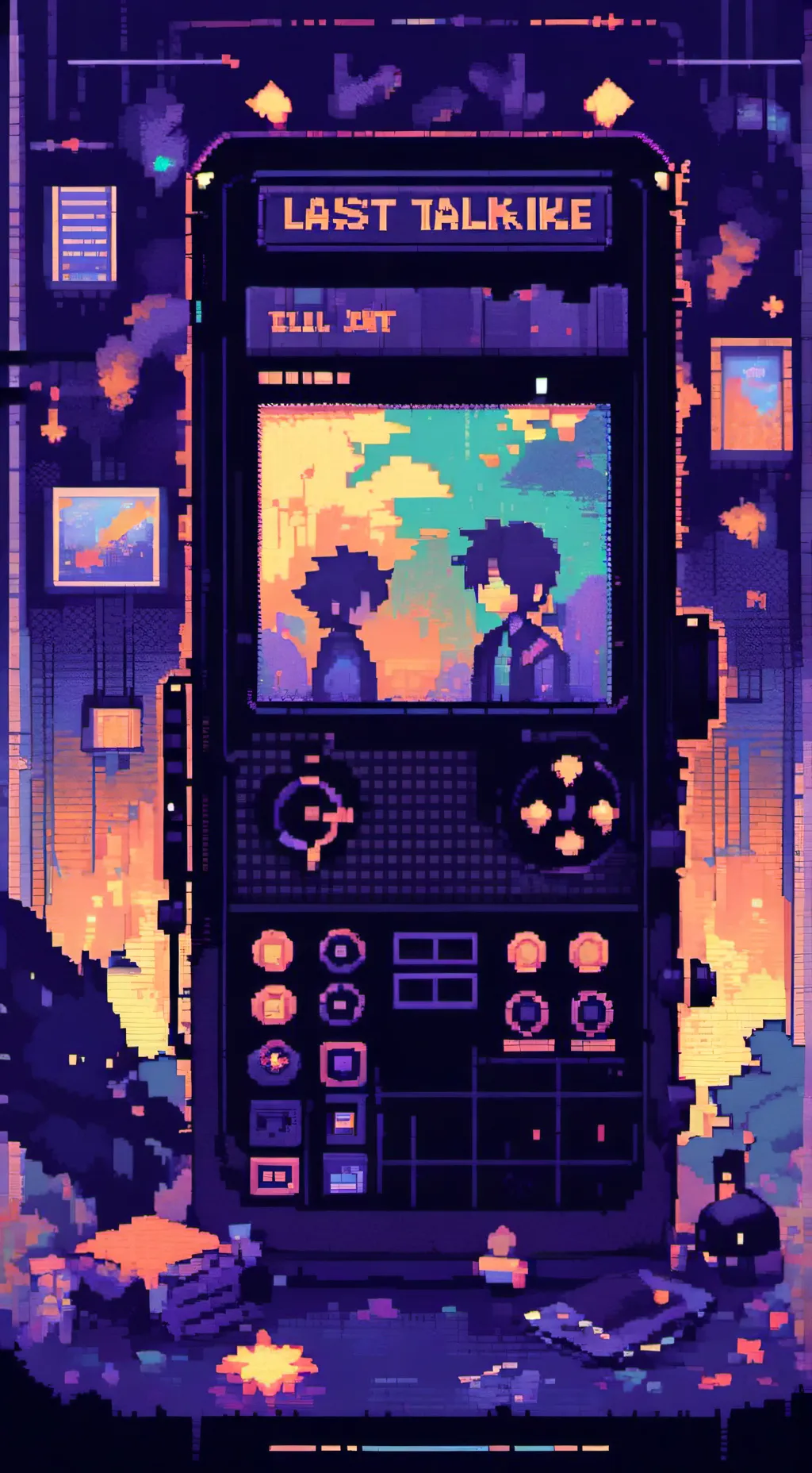 ai character: last talkie:( background