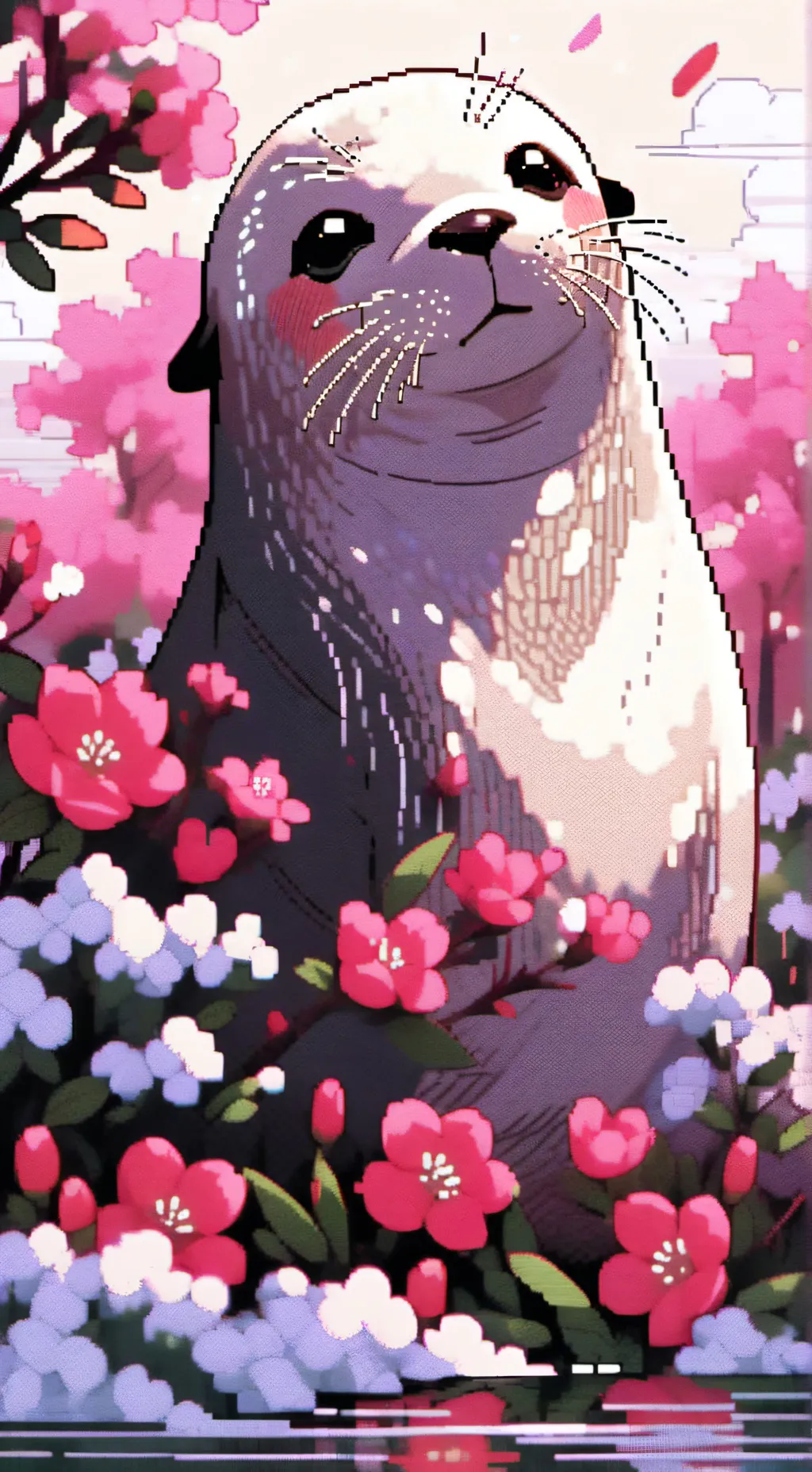 ai character: Seal💧 background