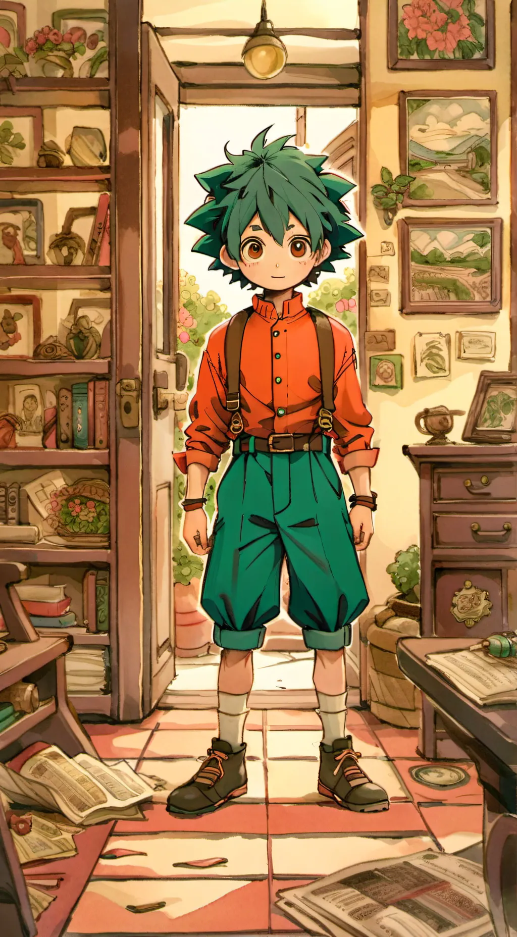 ai character: mha te odia background