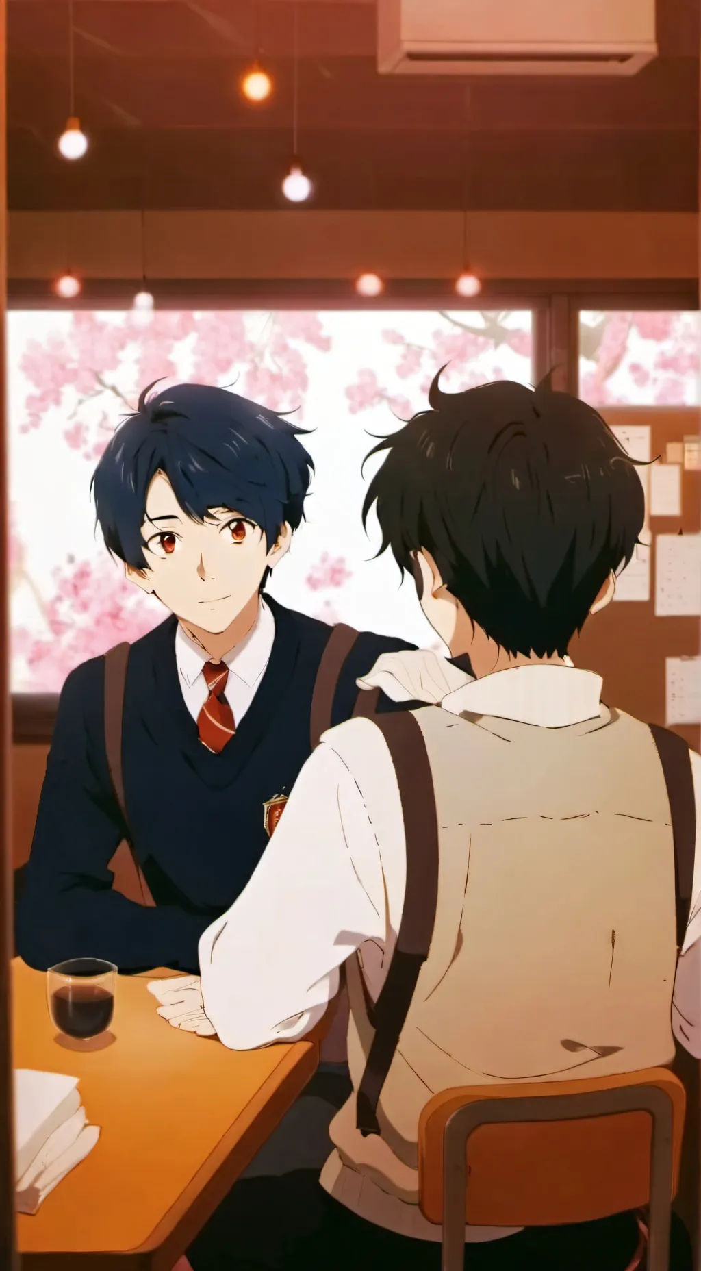 ai character: Animepartnerschool background