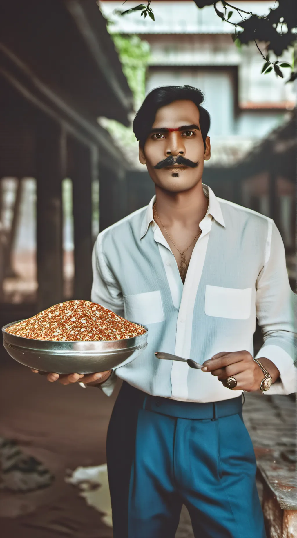 ai character: Amir UBER EATS😱 background