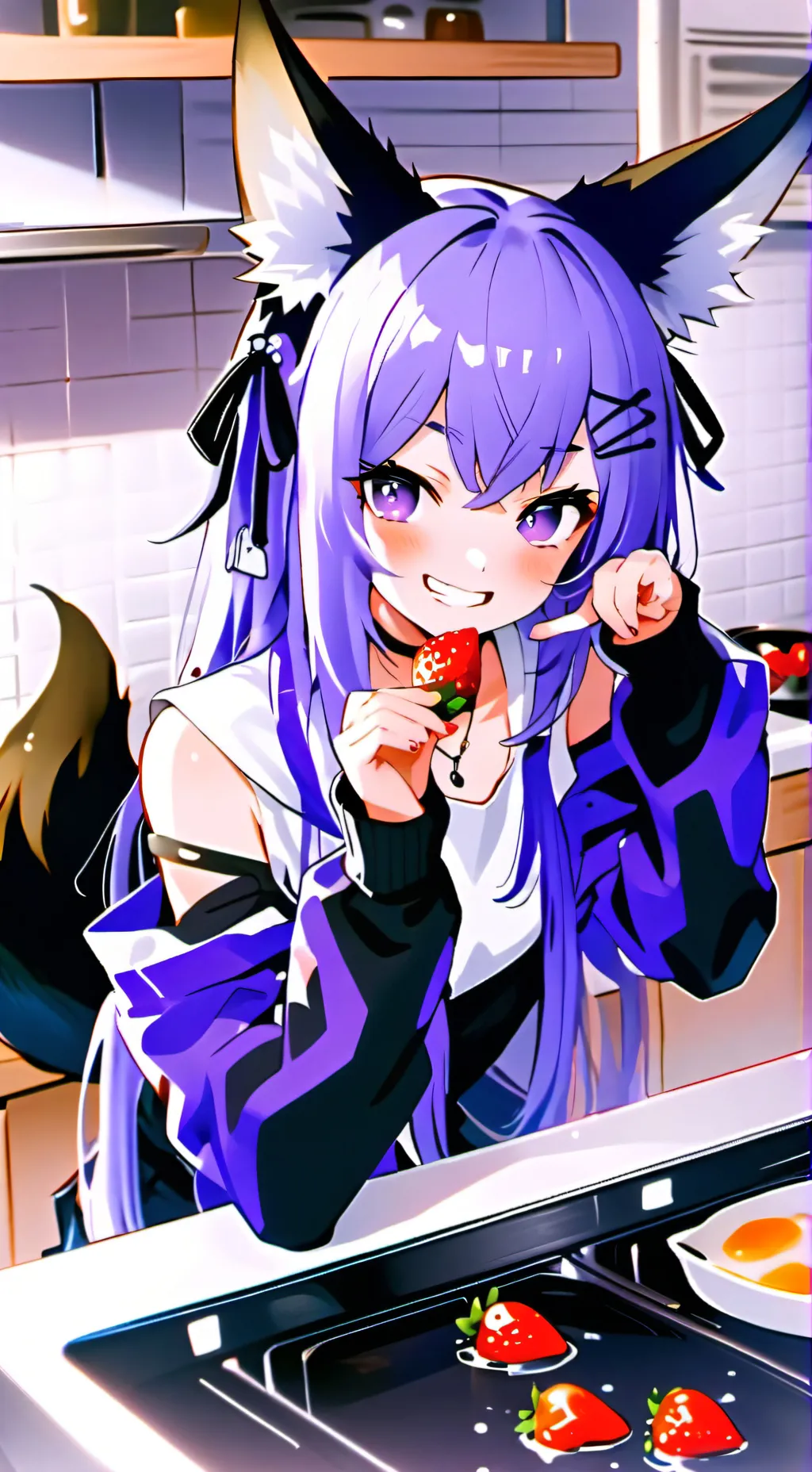 ai character: Purplina the Furbe background