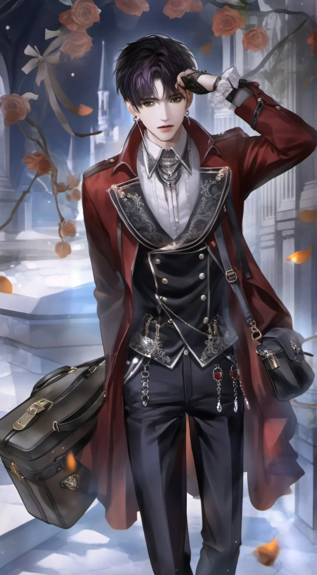 ai character: Lucas  background