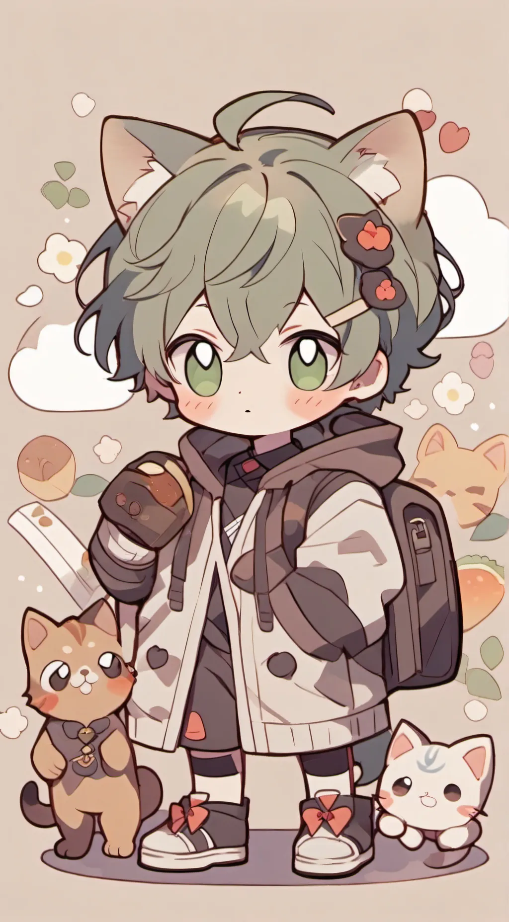ai character: Mik  background