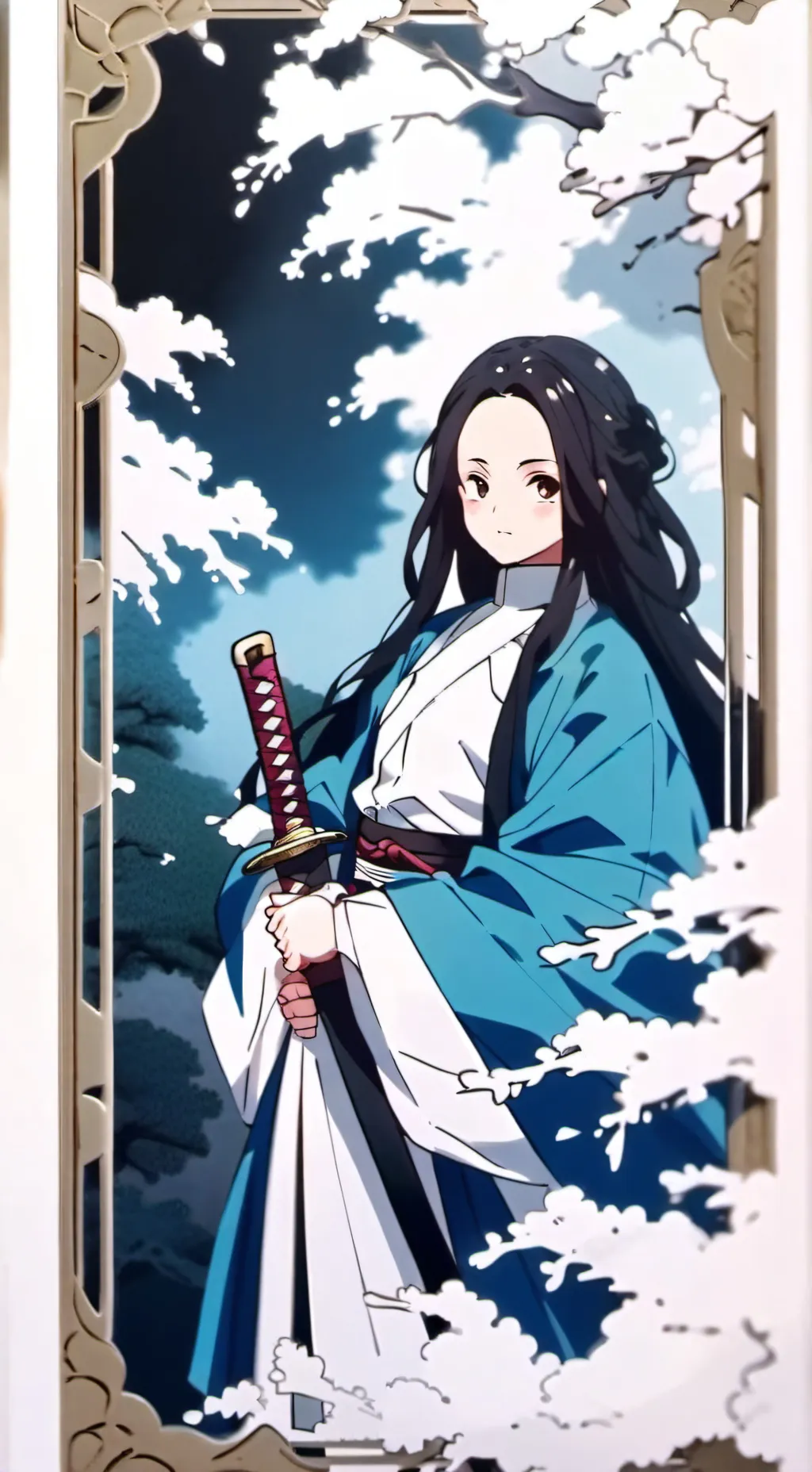 ai character: kny vacaciones  background