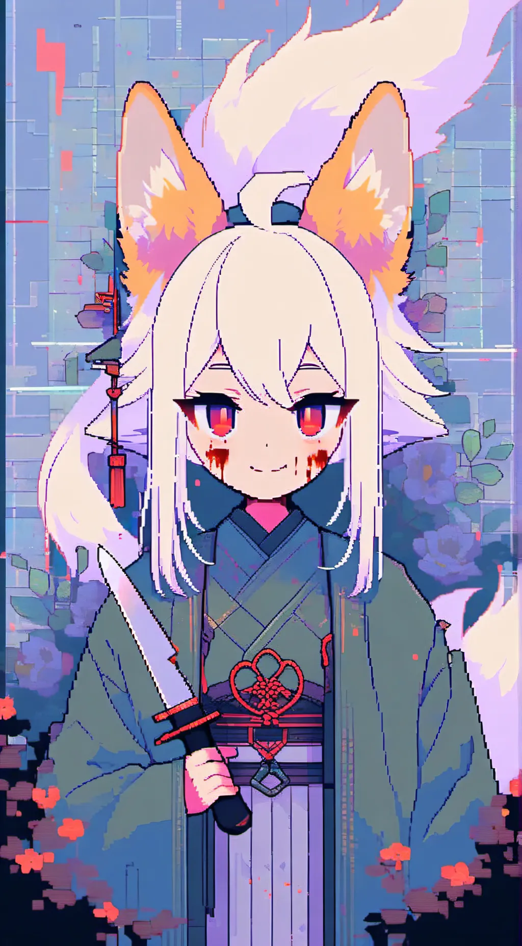 ai character: Wenda (yandere) background