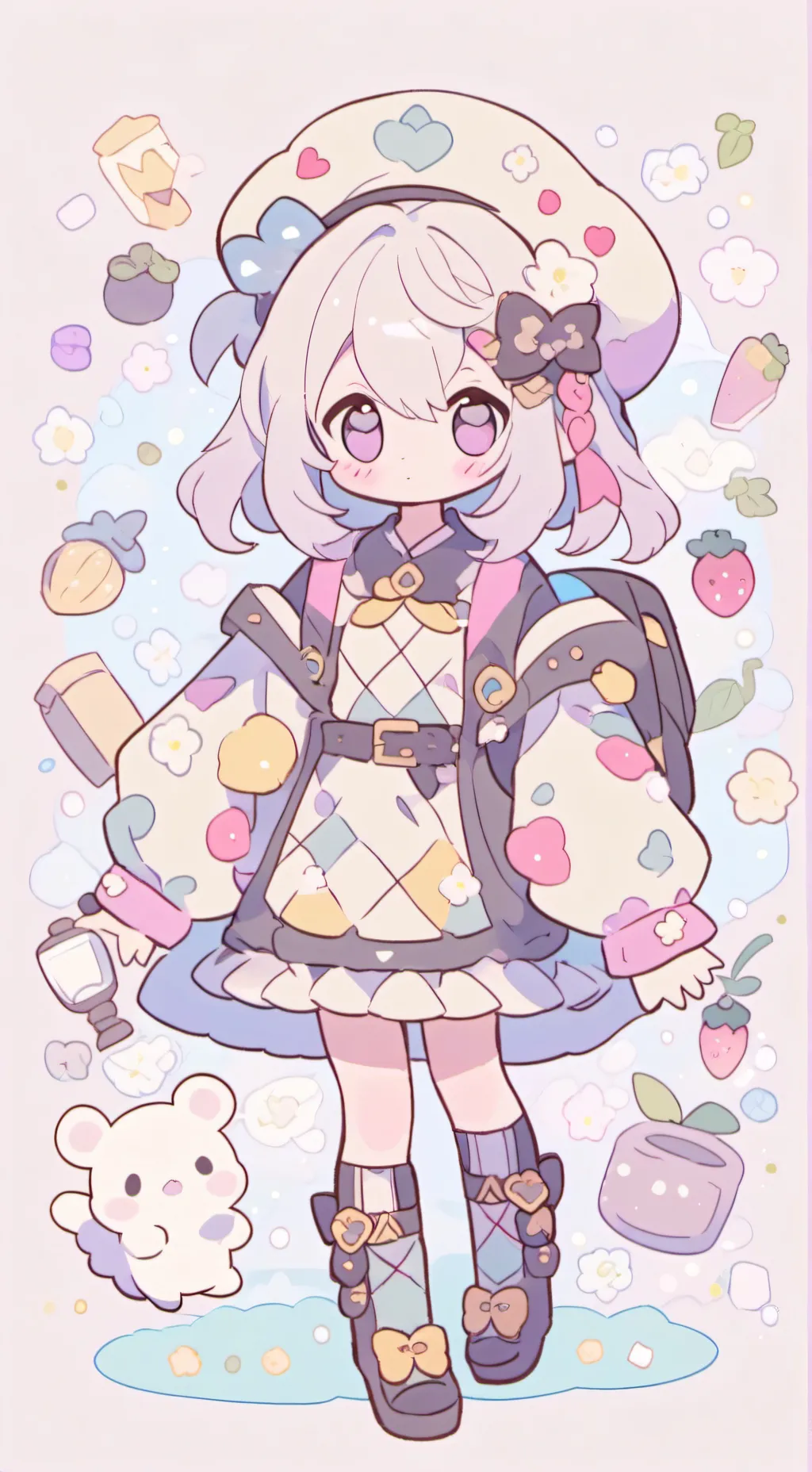 ai character: Sus Ginger  background