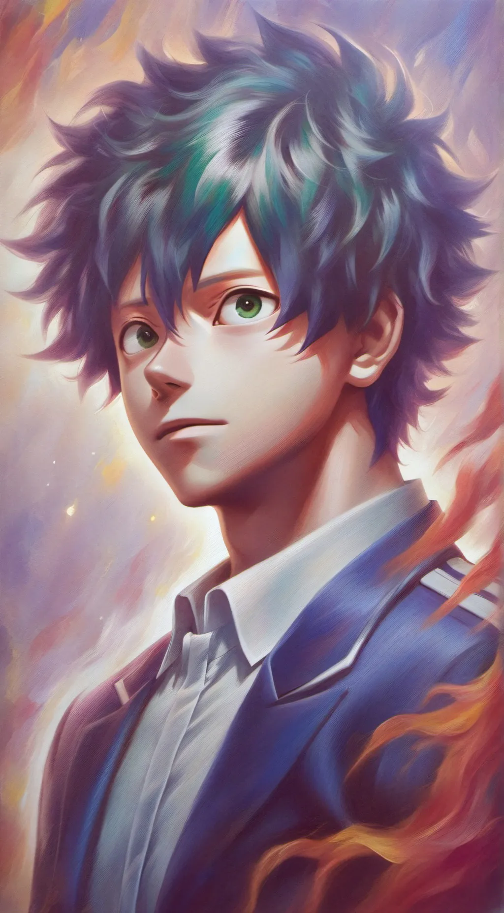 ai character: mha  background