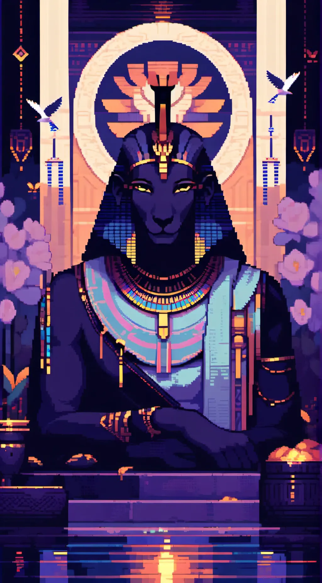 ai character: Life in Ancient  background