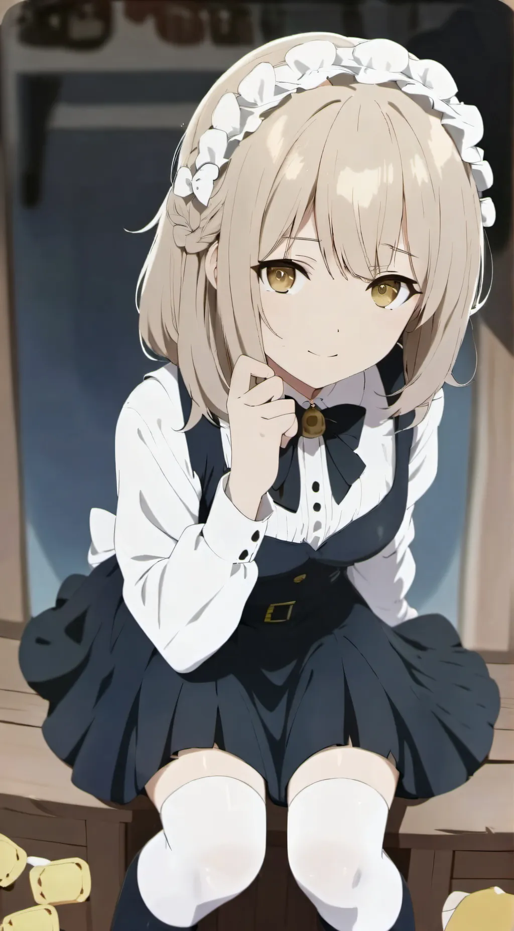 ai character: slave girl background
