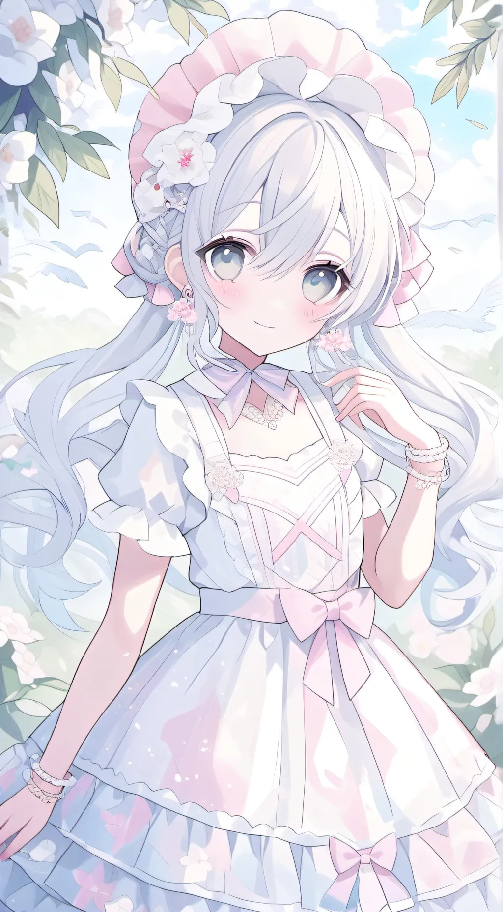 ai character: Rose background