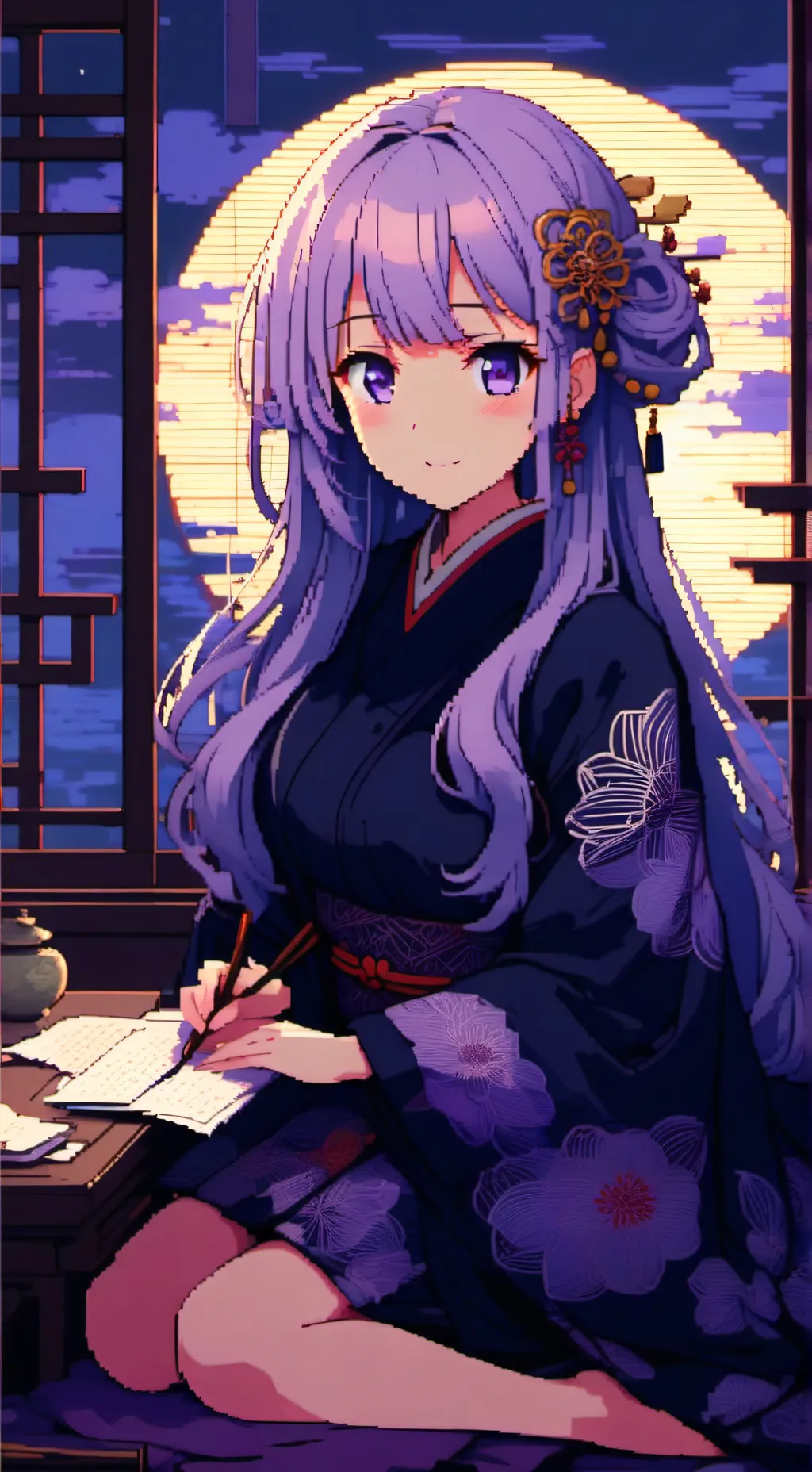 ai character: Miyuki background