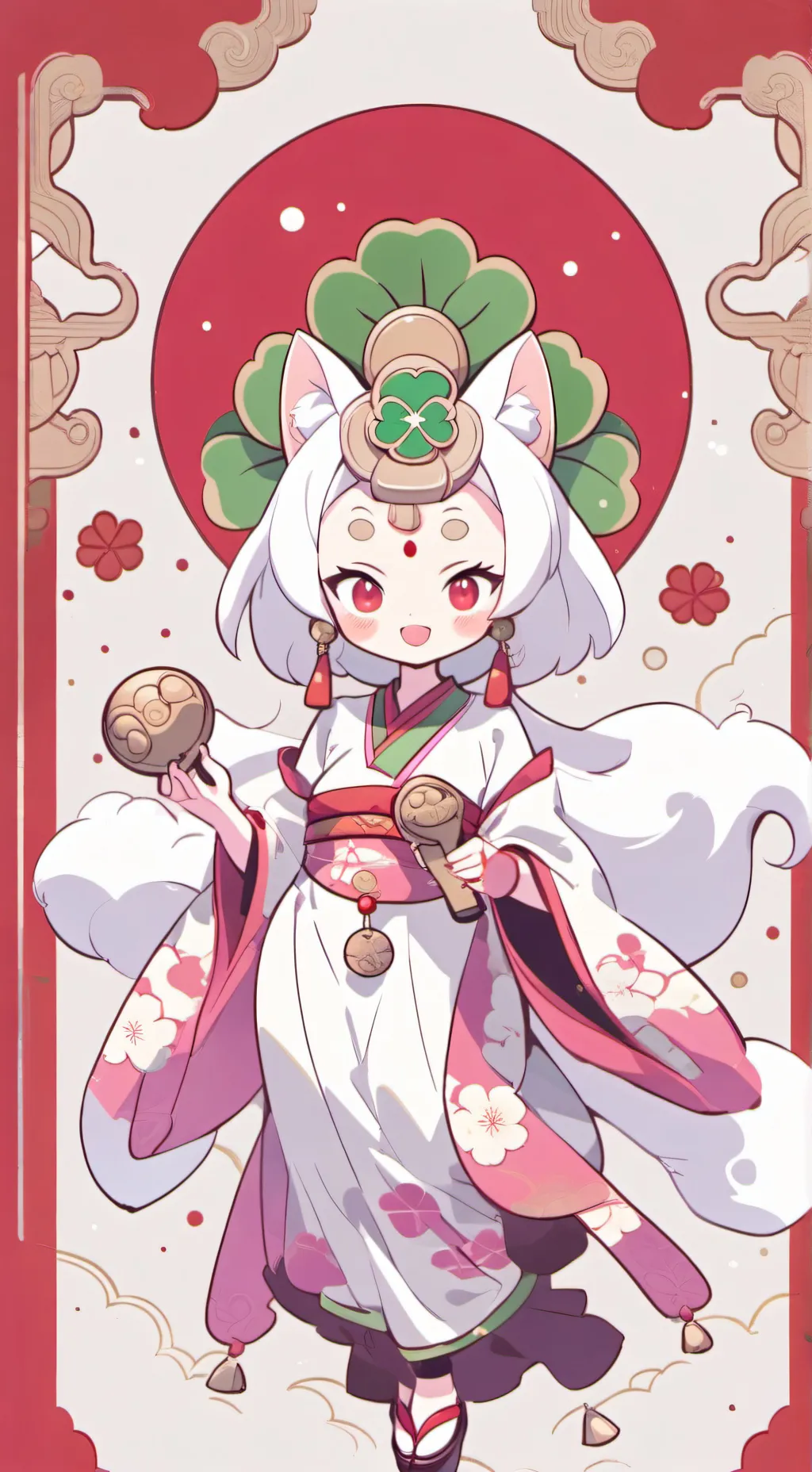 ai character: 運 (fortune) background