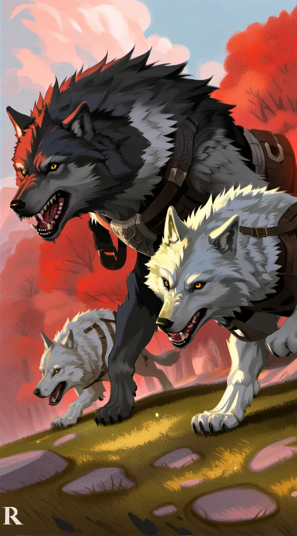 ai character: War of wolves background
