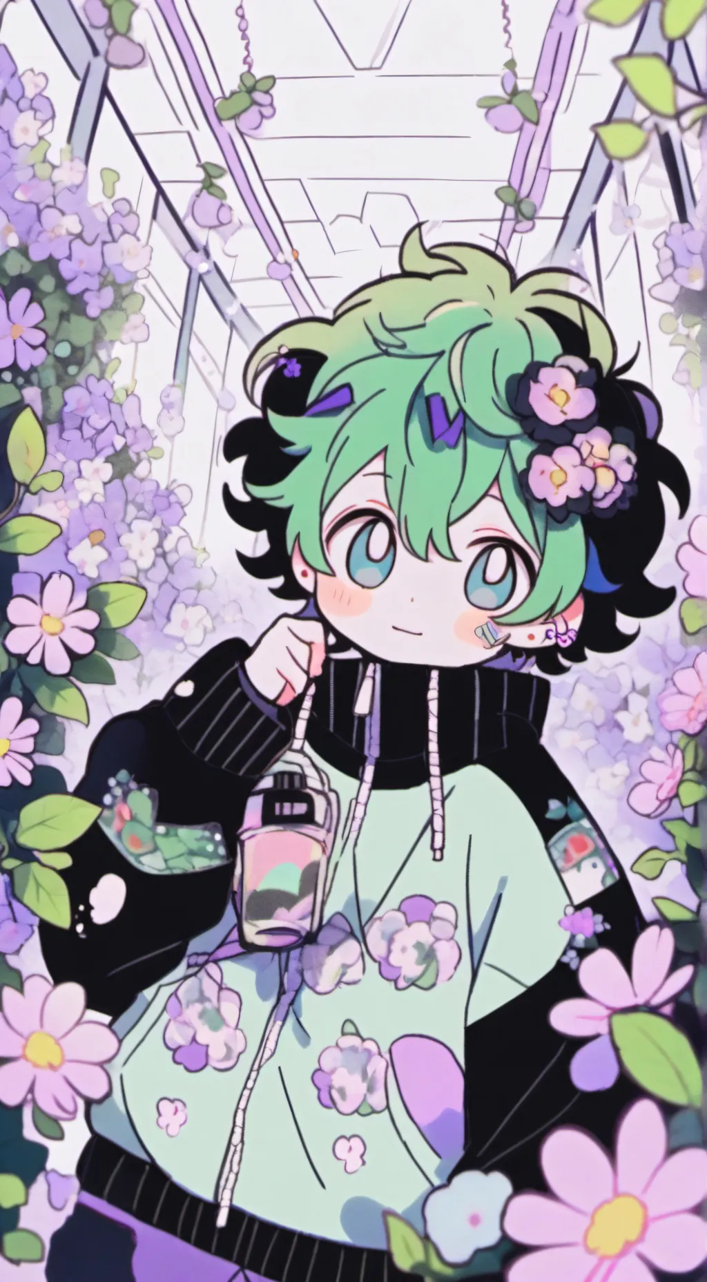 ai character: ☆midoriya☆ background