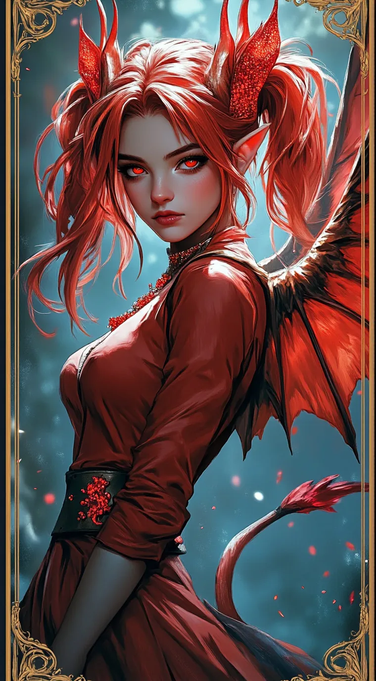 ai character: MHA Ruby Dragon background
