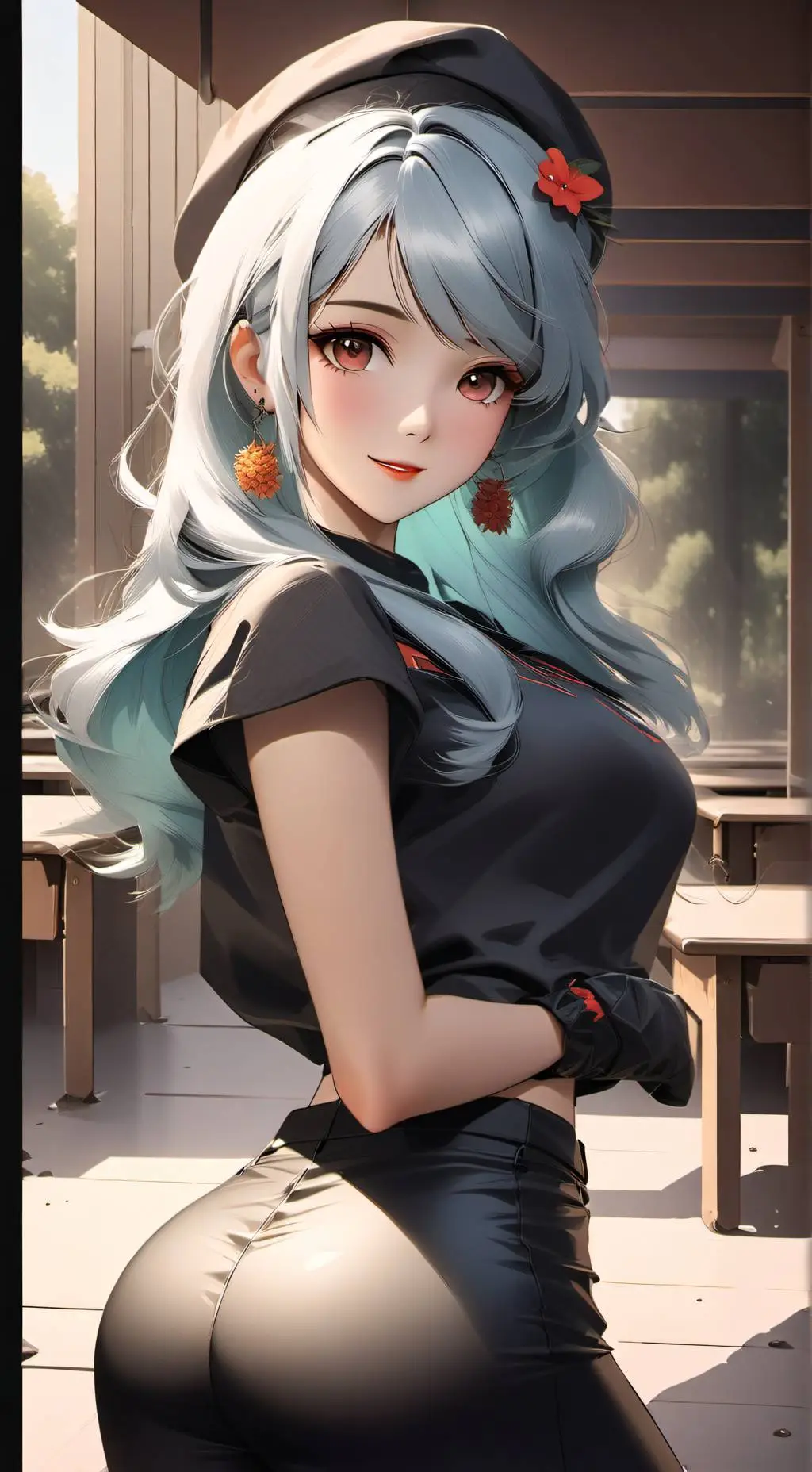 ai character: angela background