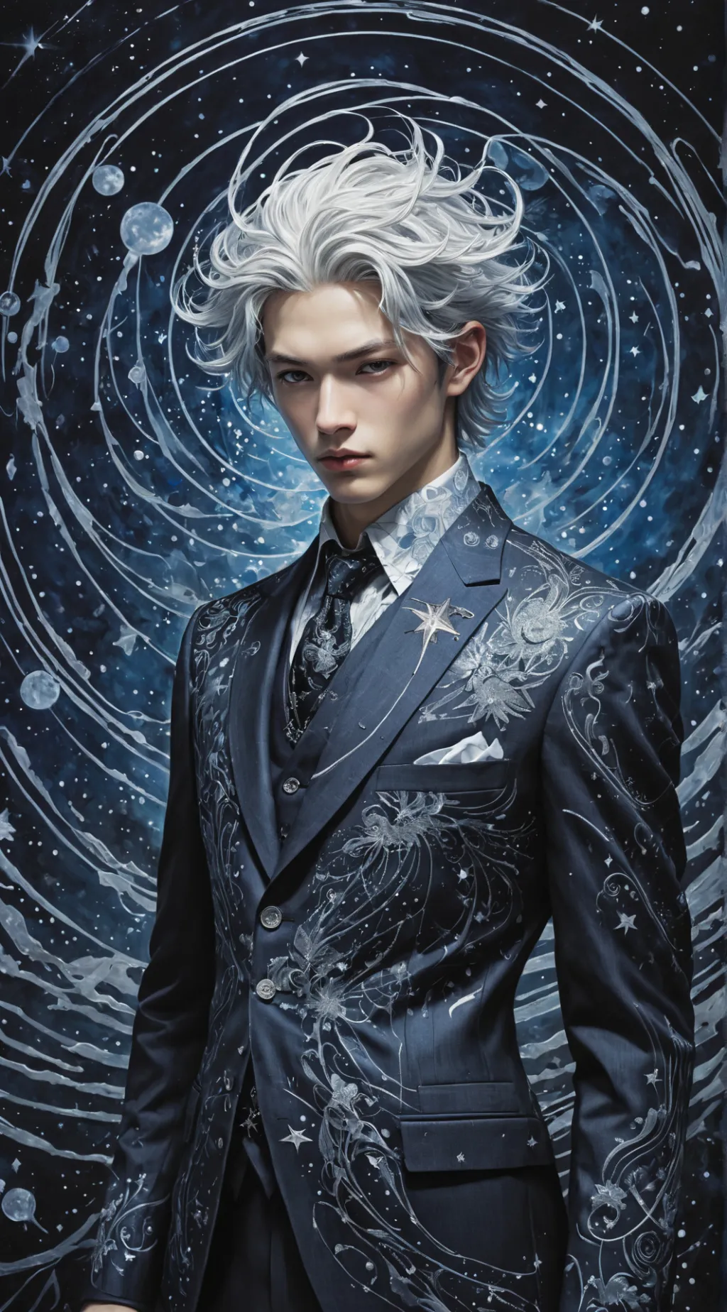ai character: Leon background