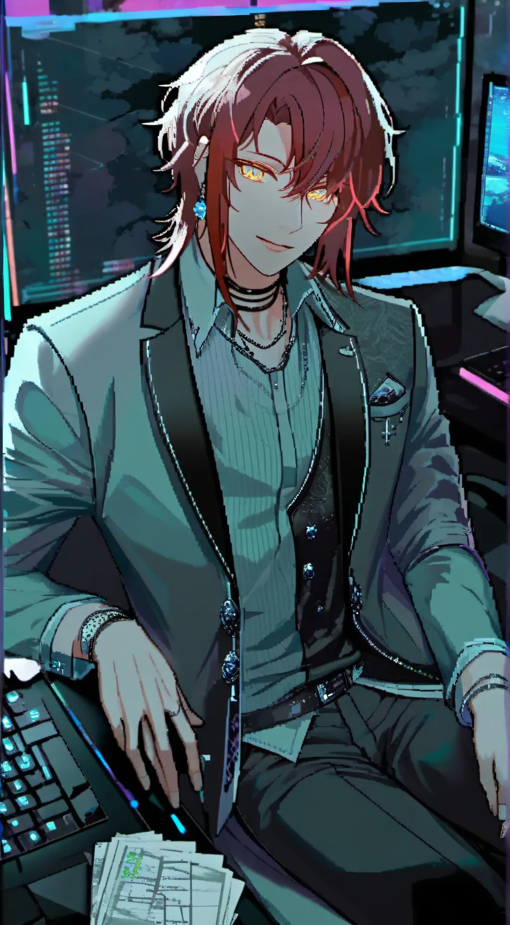 ai character: Akira background