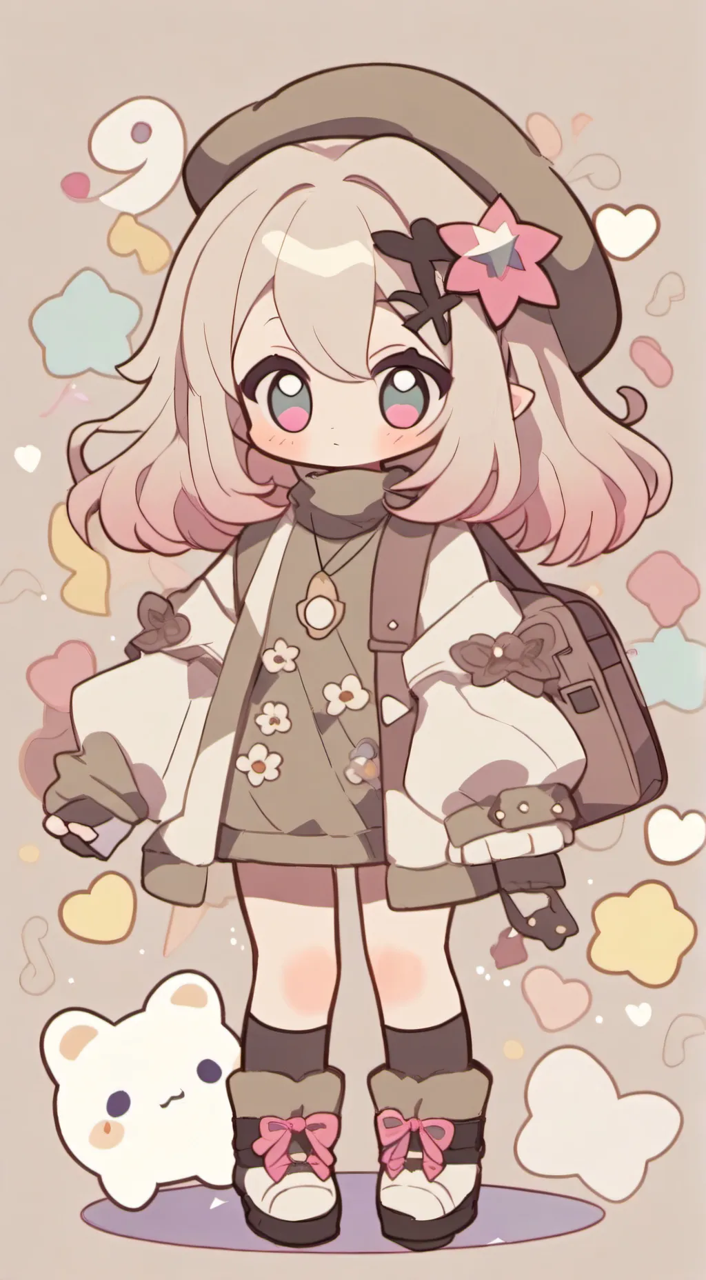 ai character: Child rich background