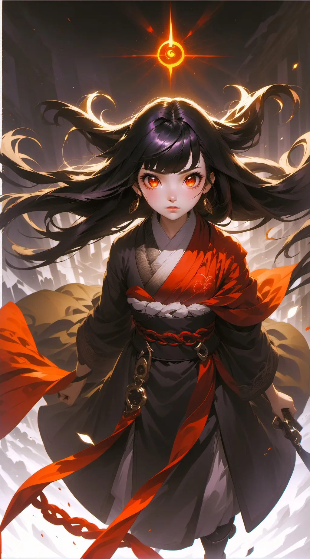 ai character: satouku  background