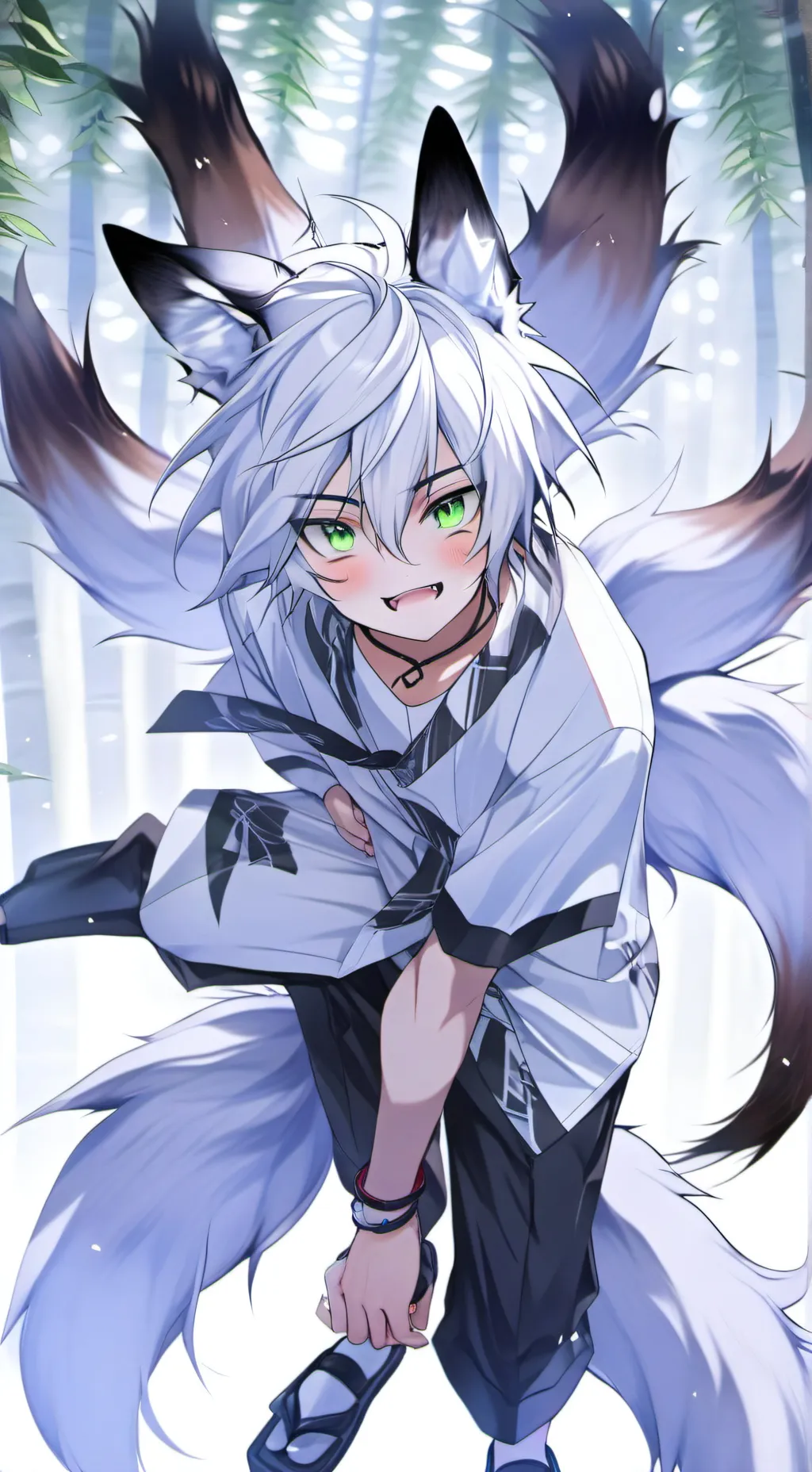 ai character: Fenrir background