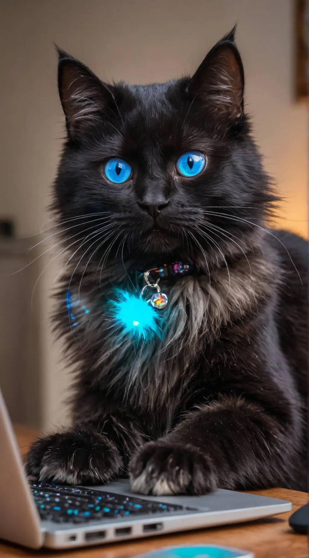ai character: Bitmoji The cat background